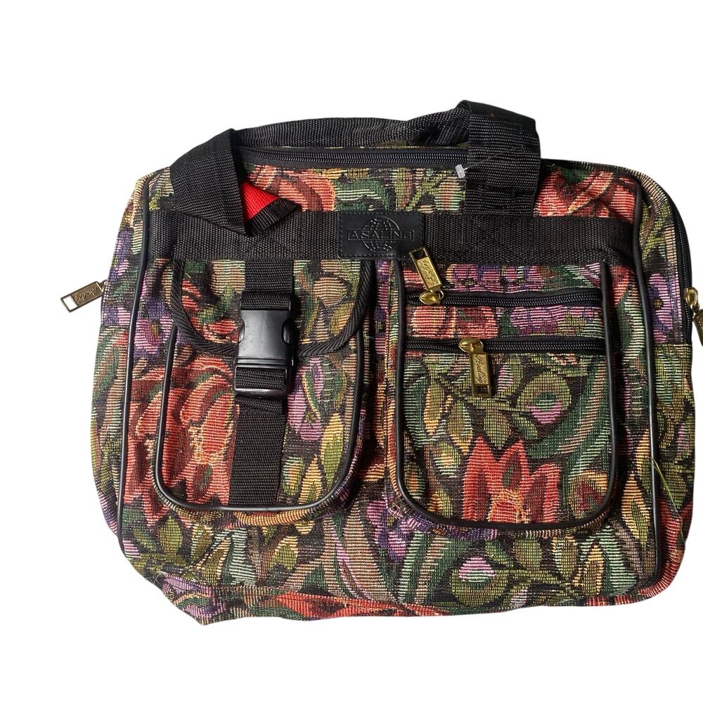 Vintage NWOT Tapestry Duffle Bag Travel Weekender bag